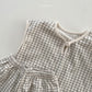 (1-5Y) Peekaboo Checkered set