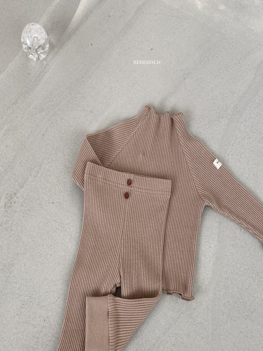 (3-18m) Bebeholic Waffle Knit Set