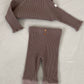 (3-18m) Bebeholic Waffle Knit Set