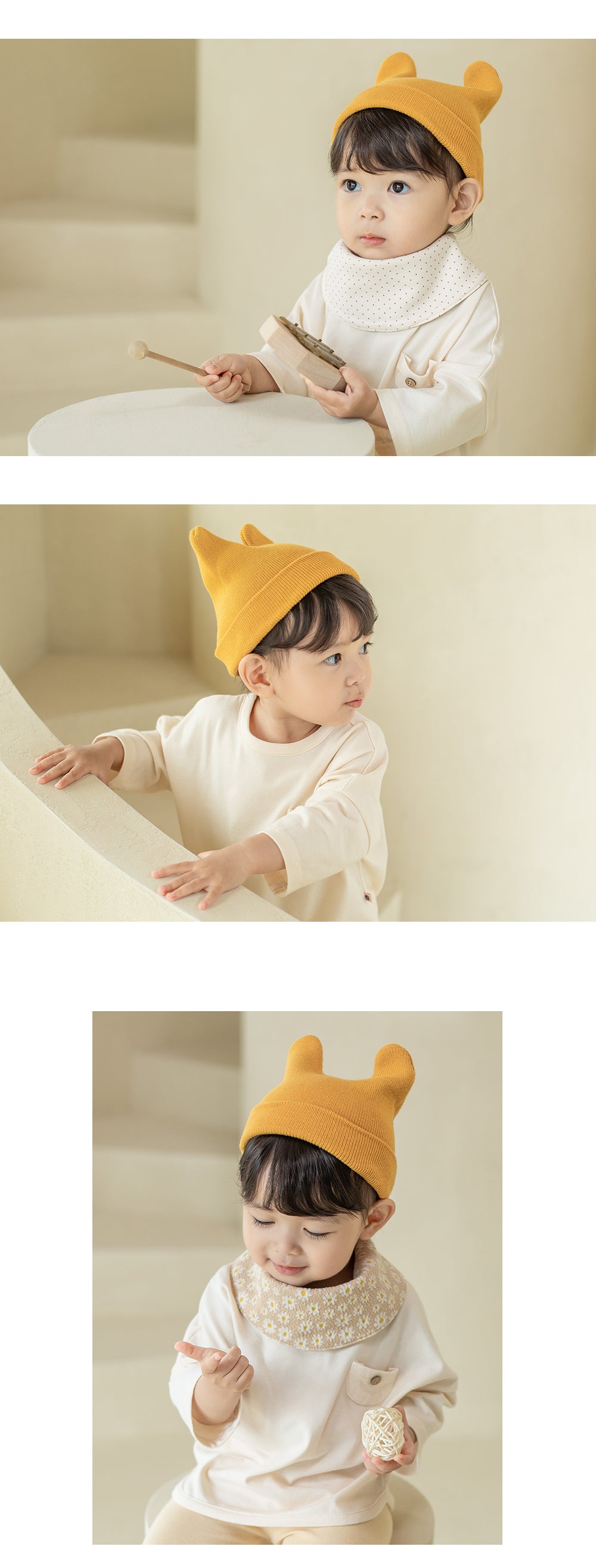 (6-24m) Cotton Devil Beanie