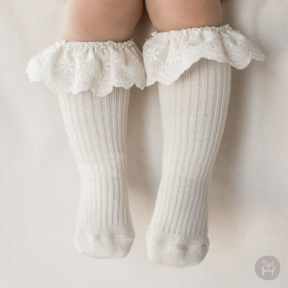 Latty Lace Knee Socks