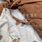 (3-4Y) Padded Cord Jacket & Bonnet Set
