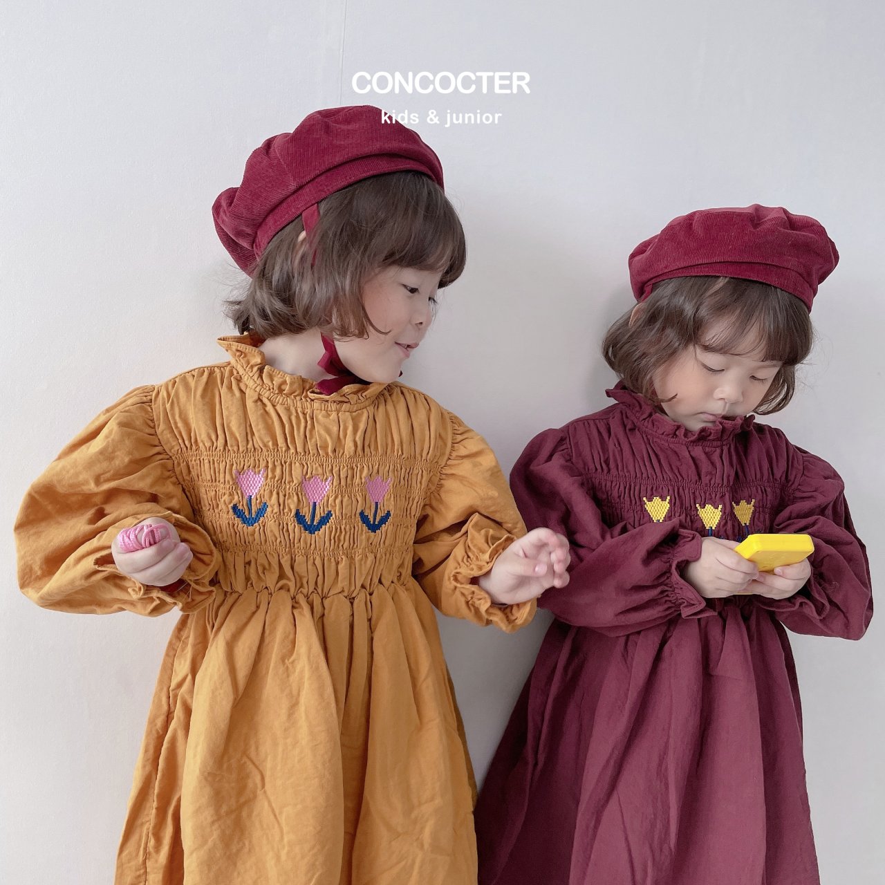 (3-6Y) Smoked Tulip Dress