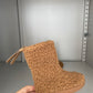 (Brown, 170, 180mm) Iw 960 Teddy Fleece Boots