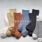 (0-1Y) Monbebe Ribbed Socks (set of 6)