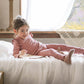 (3-4Y, 6-7Y) Brushed Rib Half Neck Tee and Leggings Set