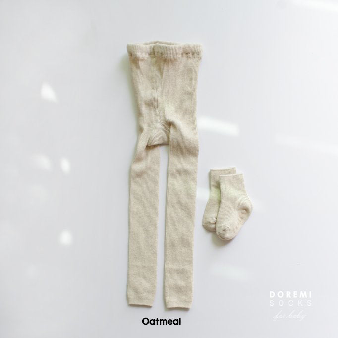 (3-6Y) Ribbed Tight and Sock Set