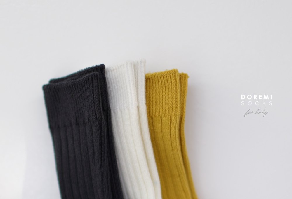 Rib Kneesocks (set of 3)