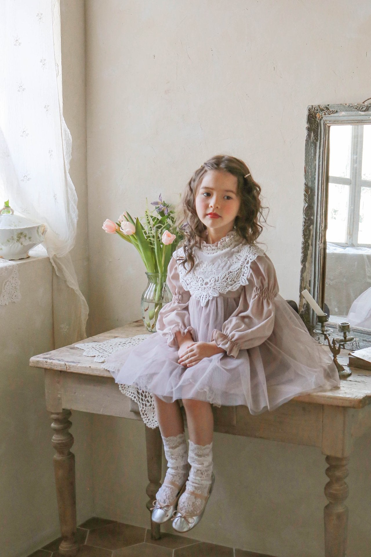 (2-3, 4-5Y) Melina Dress