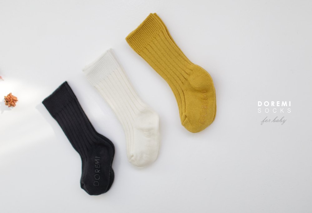 Rib Kneesocks (set of 3)