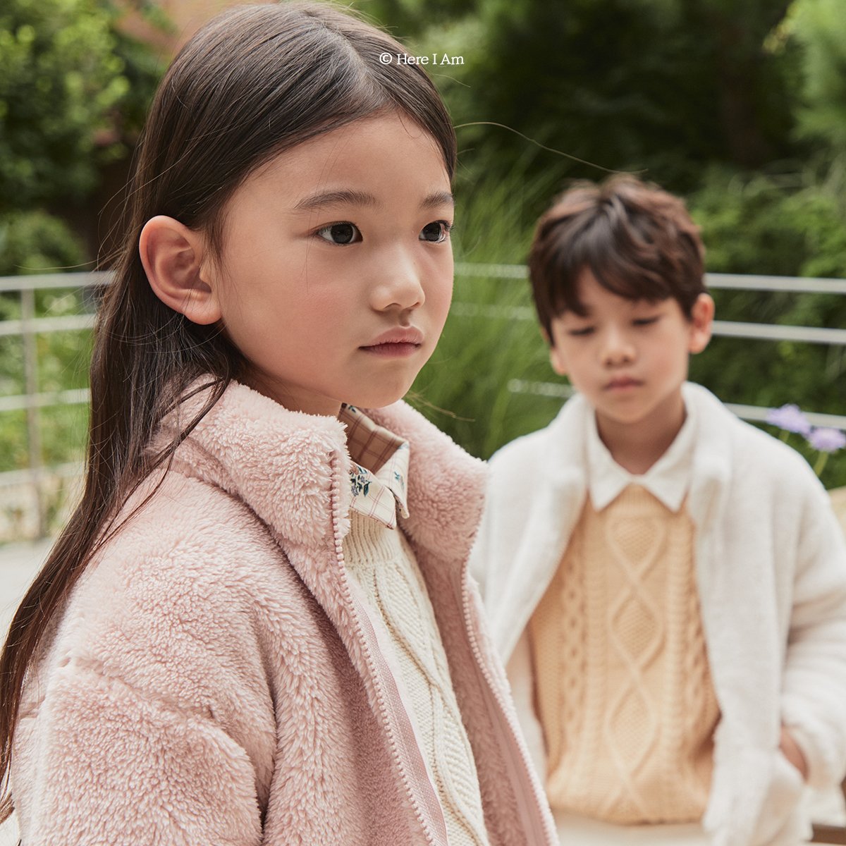(Creme Yellow, 3-4Y) Kinder Fleece Jacket