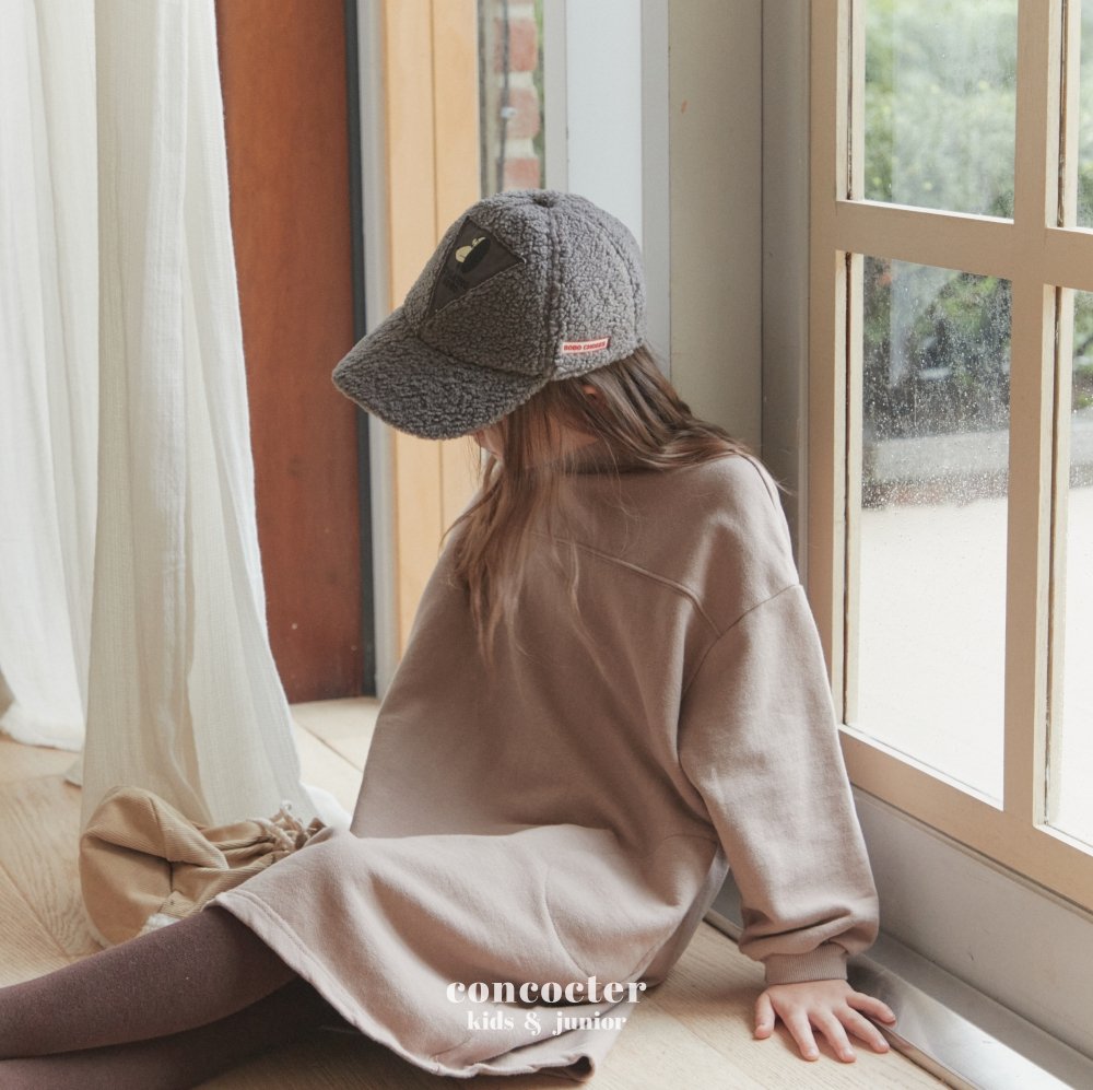 (1-2Y) Cotton Latte Dress