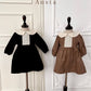 (Mocha, 4-5Y) Aosta Coin de Dress