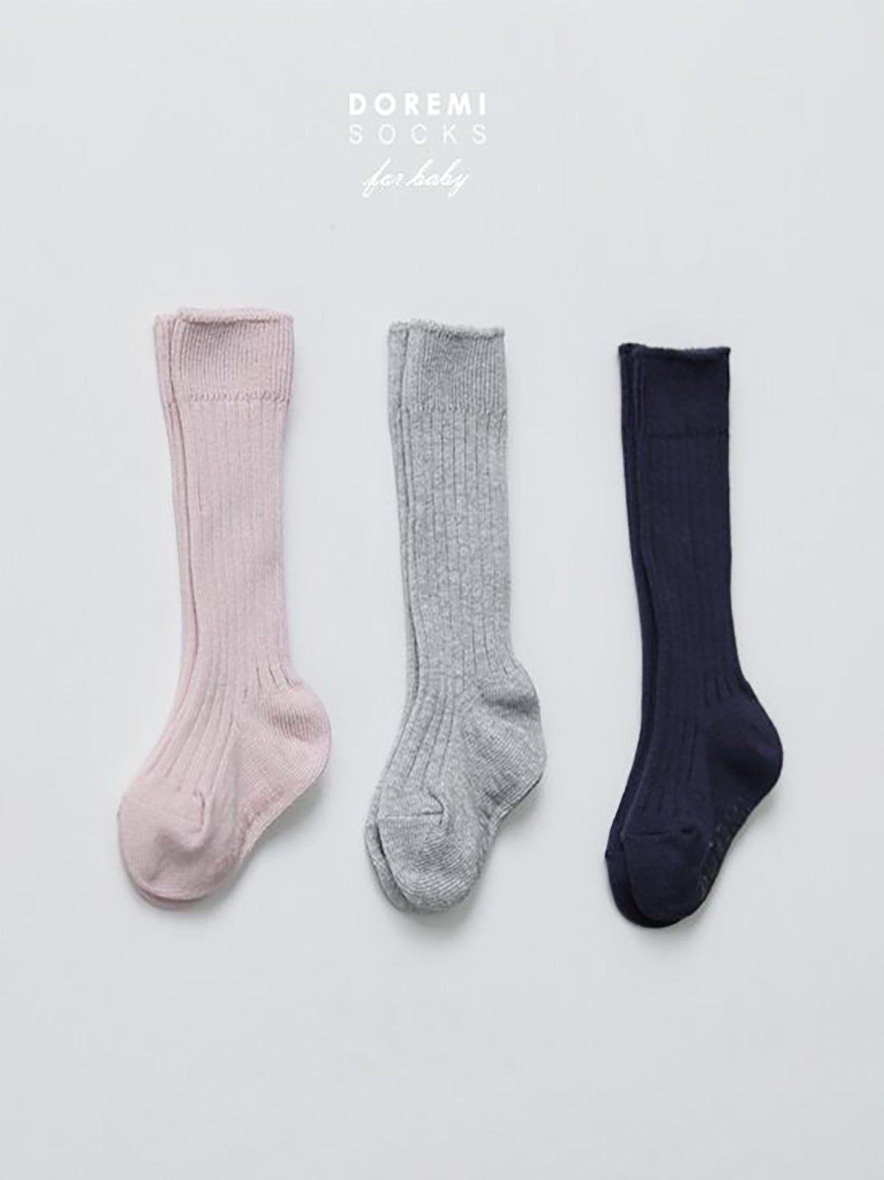 Rib Kneesocks (set of 3)