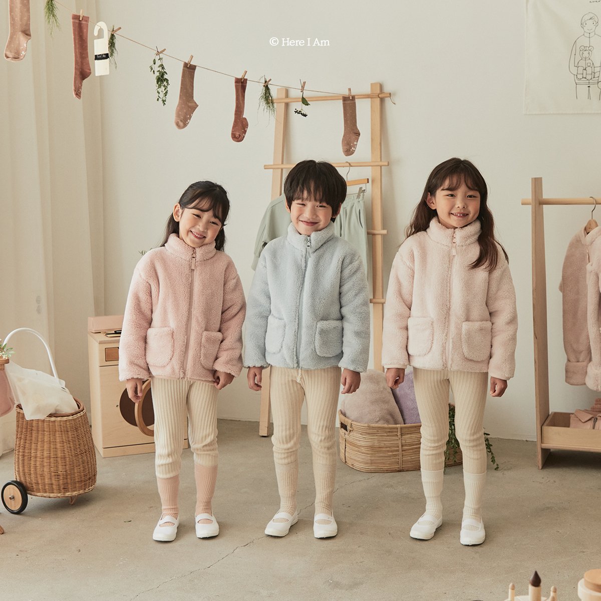 (2-3, 5-6Y) Kinder Ribbed Socks - 3 pairs