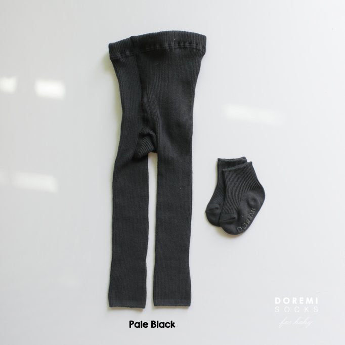 (3-6Y) Ribbed Tight and Sock Set