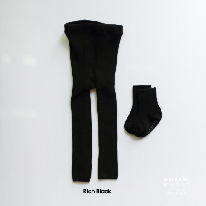 (3-6Y) Ribbed Tight and Sock Set