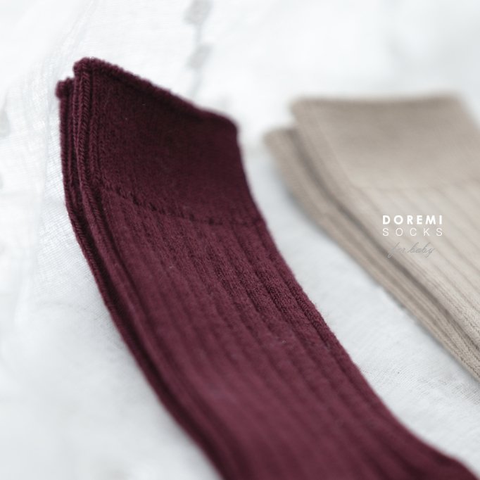 Rib Kneesocks (set of 3)