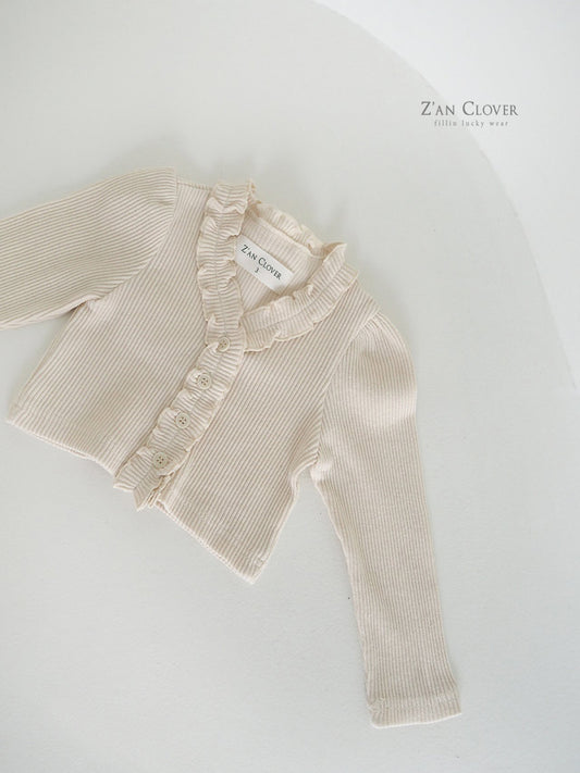 (0-3Y) Jenny Ribbed Cardigan