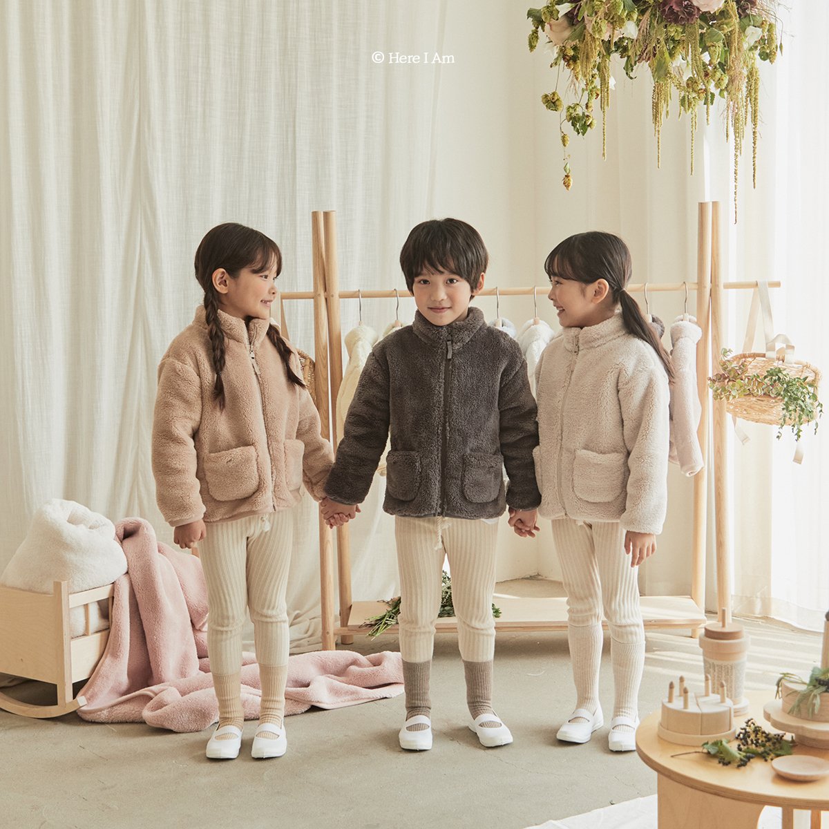 (2-3, 5-6Y) Kinder Ribbed Socks - 3 pairs