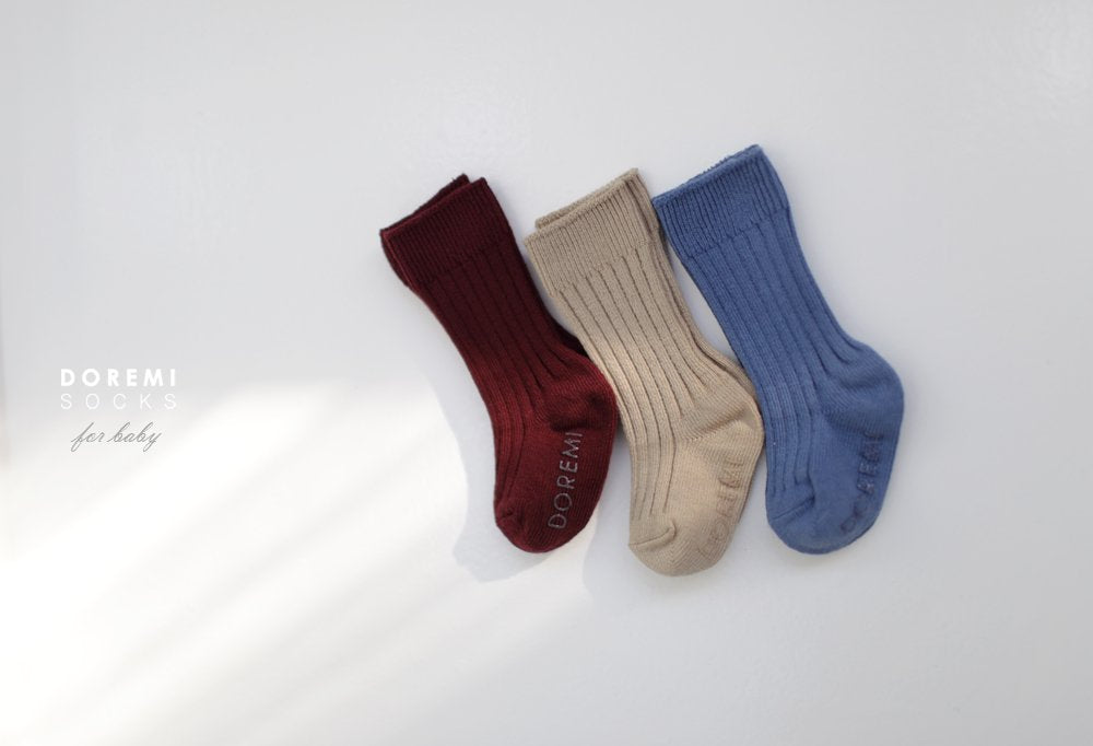 Rib Kneesocks (set of 3)