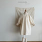 (3-4Y) Cream Smocked Dress