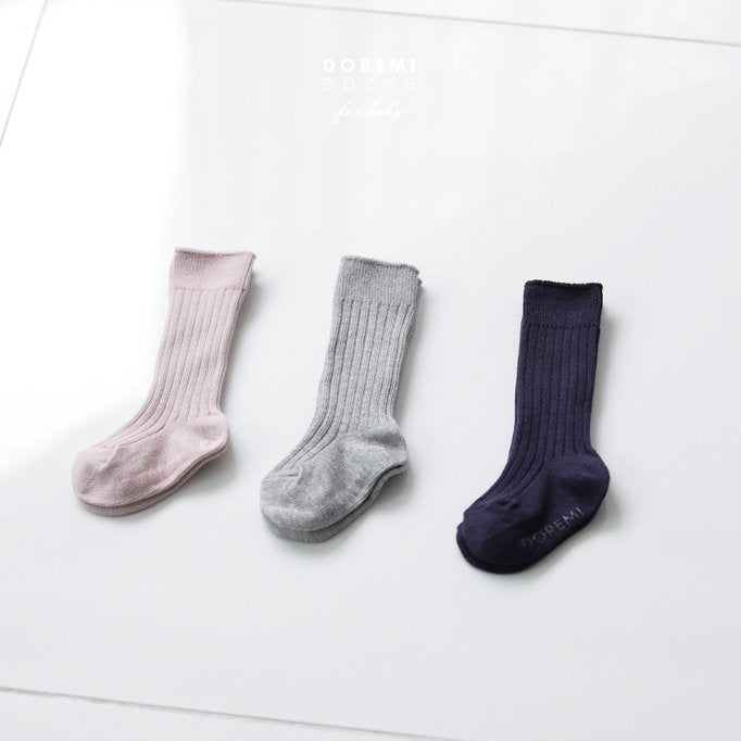 Rib Kneesocks (set of 3)