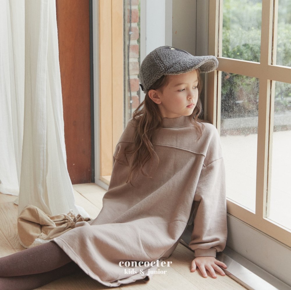 (1-2Y) Cotton Latte Dress