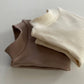 (3-4Y, 6-7Y) Ribbed Mockneck Tee