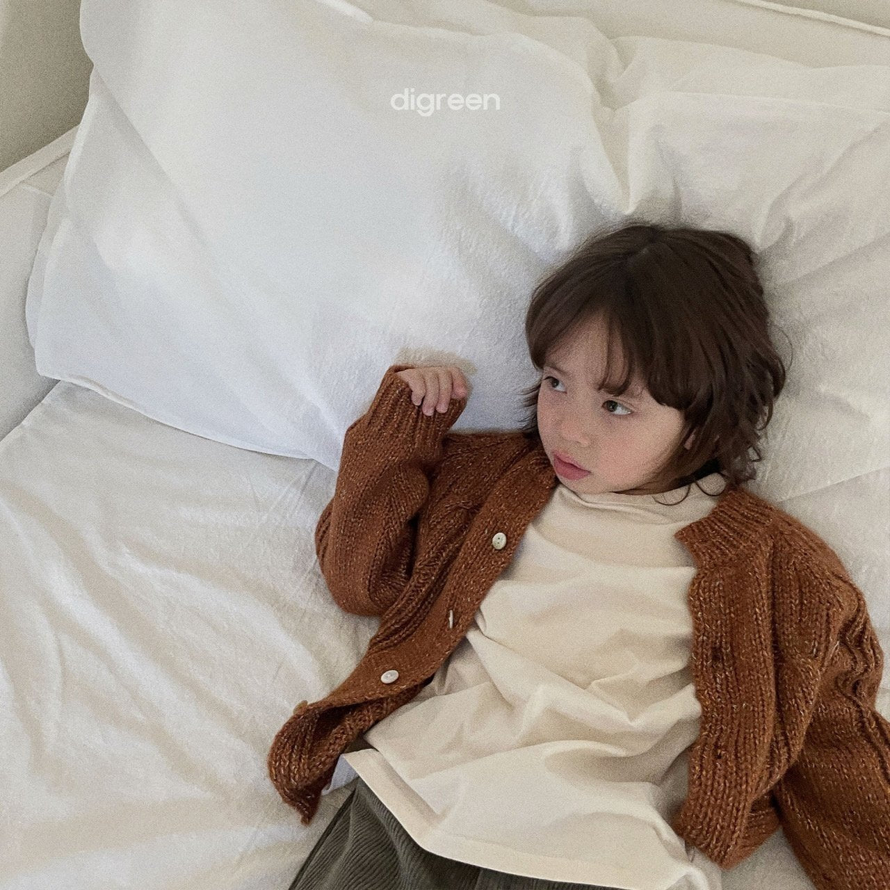 (3-4Y) James Basic Long Sleeve Tee