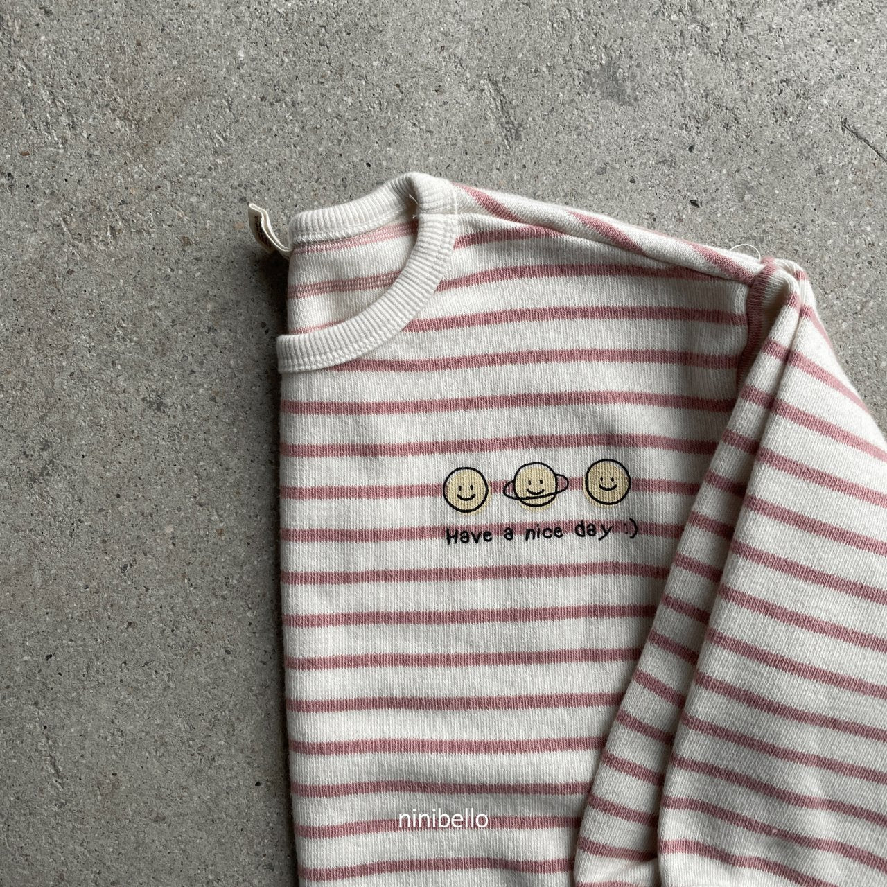 (2-3Y) Smile Stripe Sweatshirts