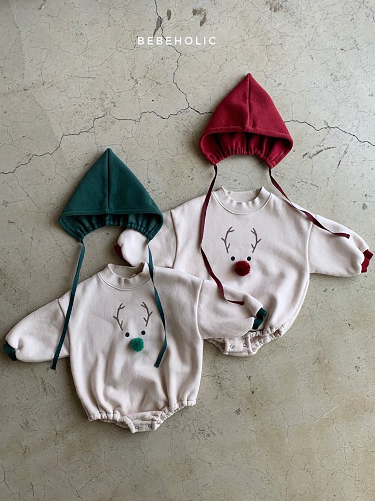 (12-18m) Xmas Rudolph Bodysuit Set