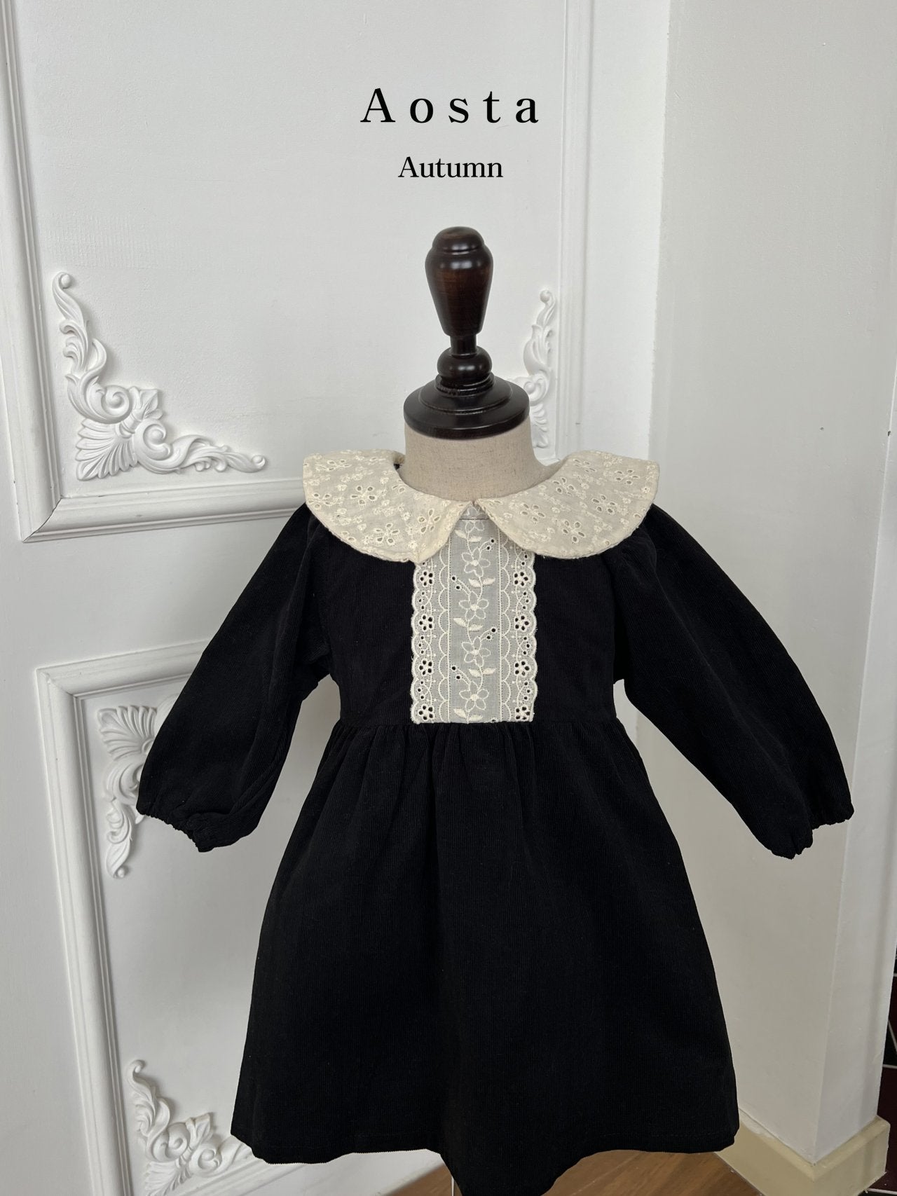 (Mocha, 4-5Y) Aosta Coin de Dress