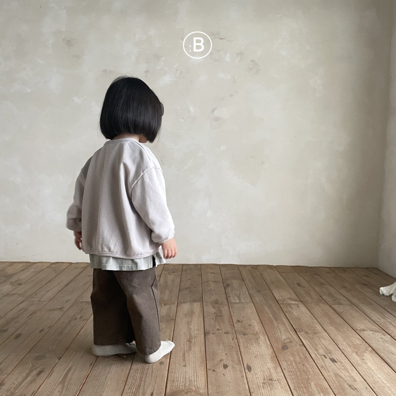 (0-1Y, 4-5Y)Ribbed Binding Cotton Cardigan