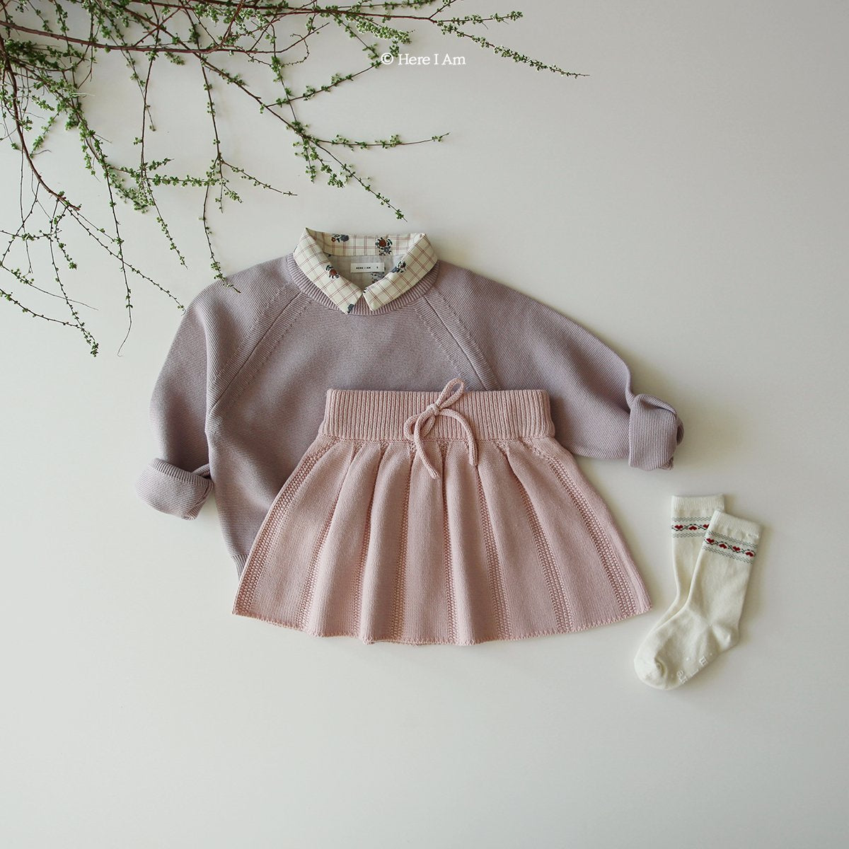 (2-5Y) Sweater Knit Skirts