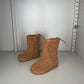 (Brown, 170, 180mm) Iw 960 Teddy Fleece Boots
