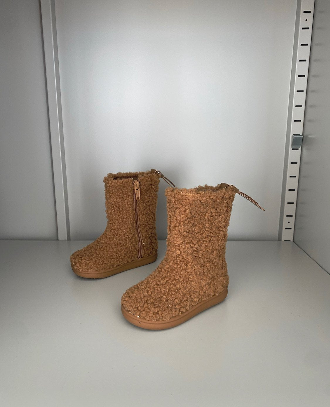 (Brown, 170, 180mm) Iw 960 Teddy Fleece Boots