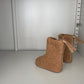 (Brown, 170, 180mm) Iw 960 Teddy Fleece Boots