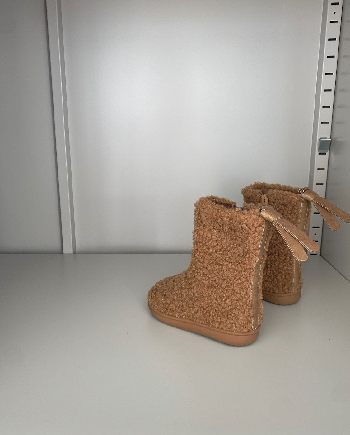 (Brown, 170, 180mm) Iw 960 Teddy Fleece Boots