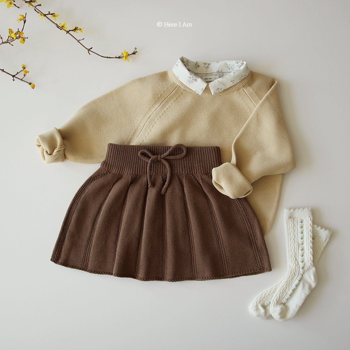 (2-5Y) Sweater Knit Skirts