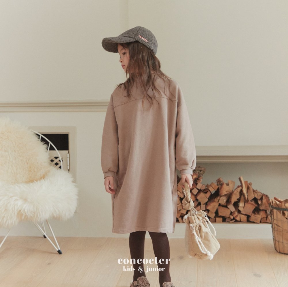 (1-2Y) Cotton Latte Dress