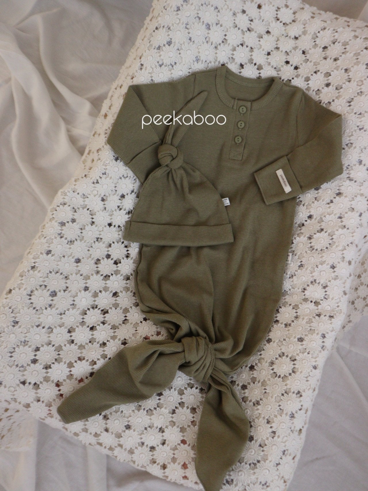 Ribbed Modal Knot Newborn Set
