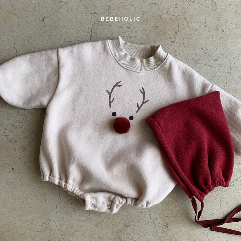 (12-18m) Xmas Rudolph Bodysuit Set