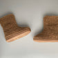(Brown, 170, 180mm) Iw 960 Teddy Fleece Boots