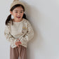 (2-3Y) Smile Stripe Sweatshirts