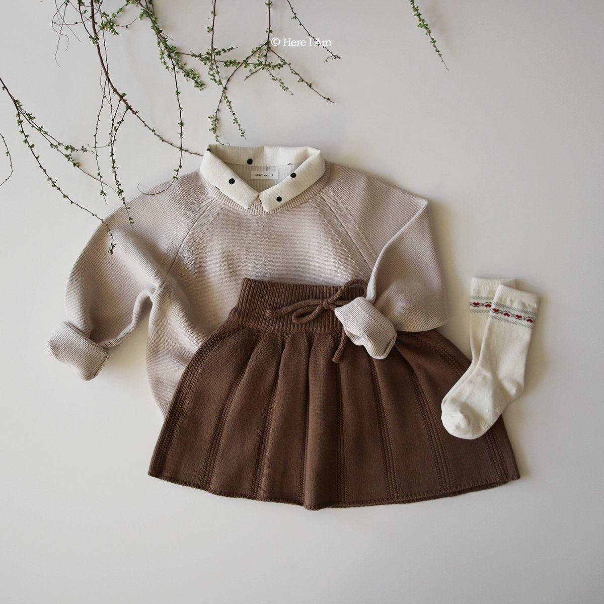 (2-5Y) Sweater Knit Skirts