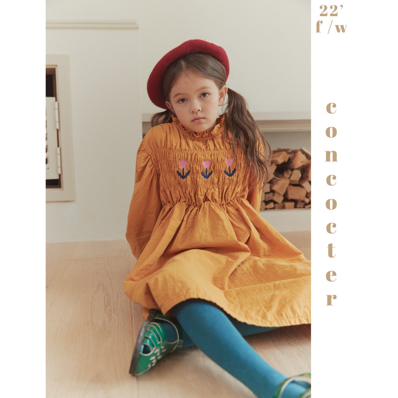(3-6Y) Smoked Tulip Dress