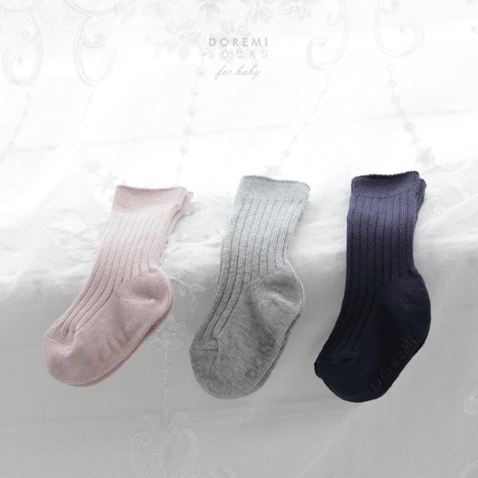 Rib Kneesocks (set of 3)