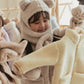 (Creme Yellow, 3-4Y) Kinder Fleece Jacket