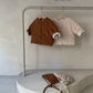 (3-4Y) Padded Cord Jacket & Bonnet Set